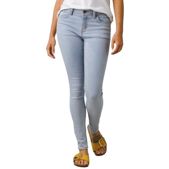 prAna Soma Jean - Size 10/30 - Light Washed Blue - Picture 1 of 9